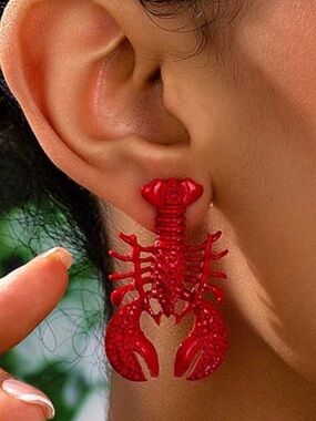 Red Lobster Earrings